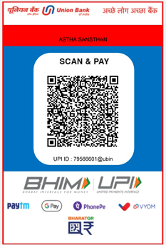 QRCode for our bank account